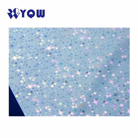 Feuille de fabrication de cartes en PVC, hologramme numérique/laser métallique offset, hologramme